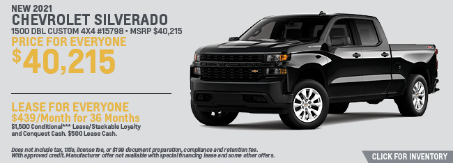 Kenny Kent Chevy July Advertised Specials Kenny Kent Chevy July Advertised Specials