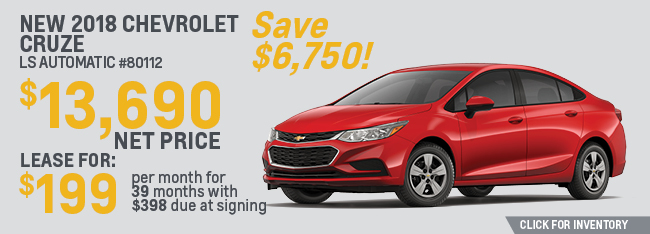 2018 Chevrolet Cruze LS